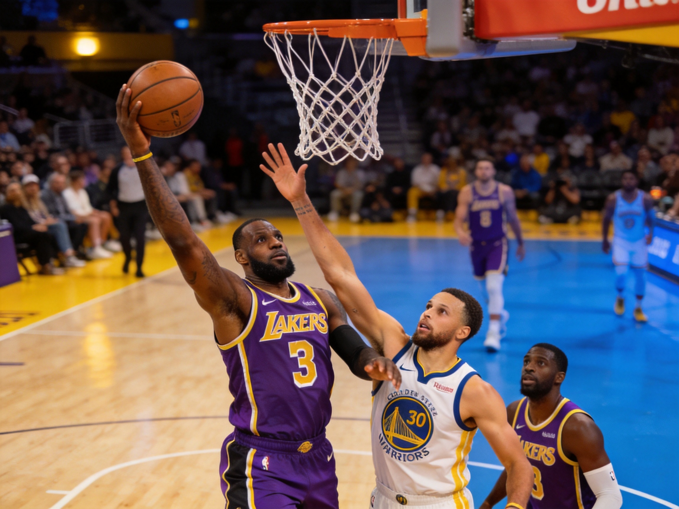 678体育 湖人102-98勇士 NBA战报